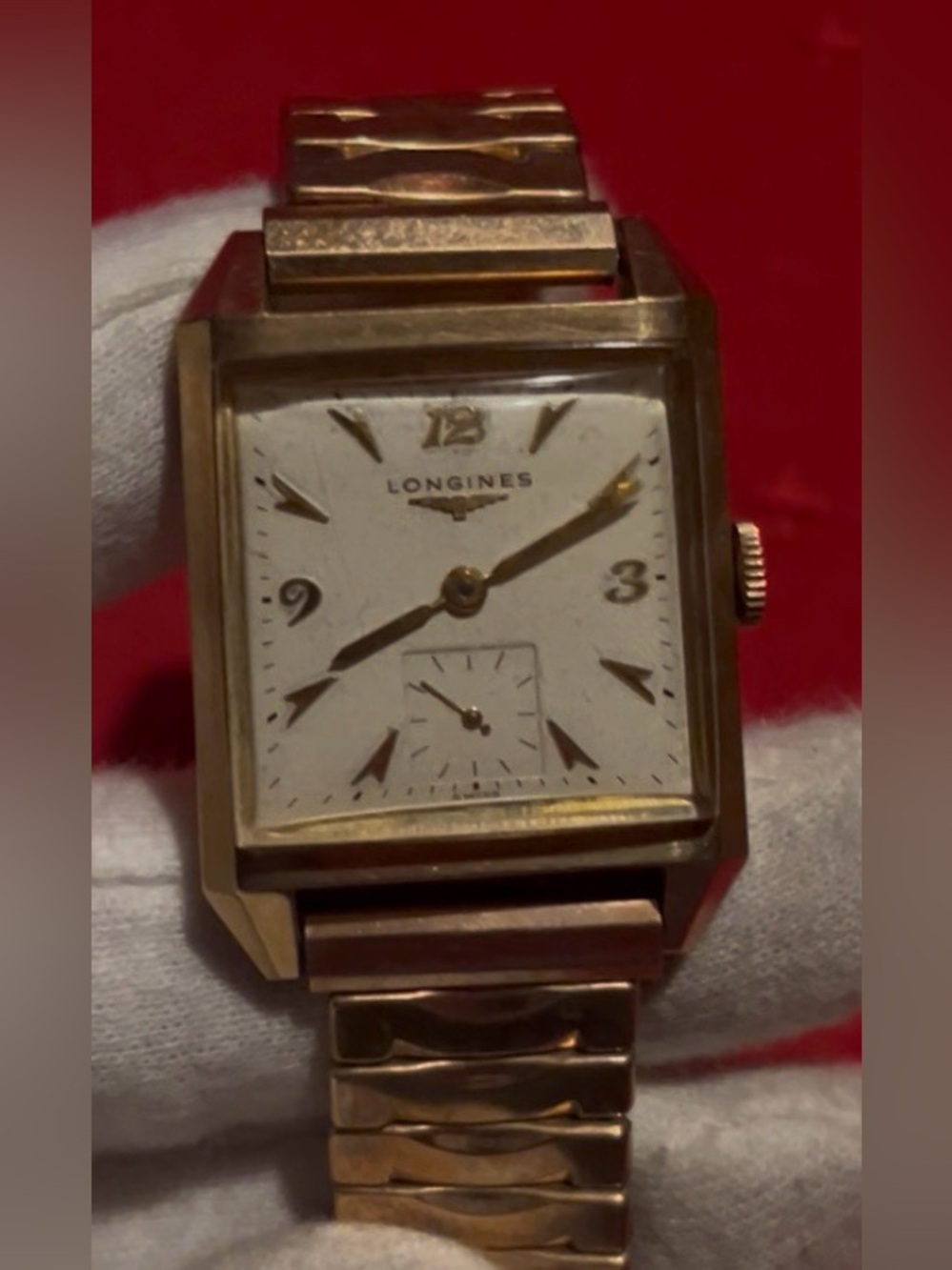 Vintage 1940 s -1950 s Longines Gold Watch